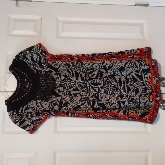 Anthropologie Floreat Dress Medium Embroidered - Picture 2 of 5